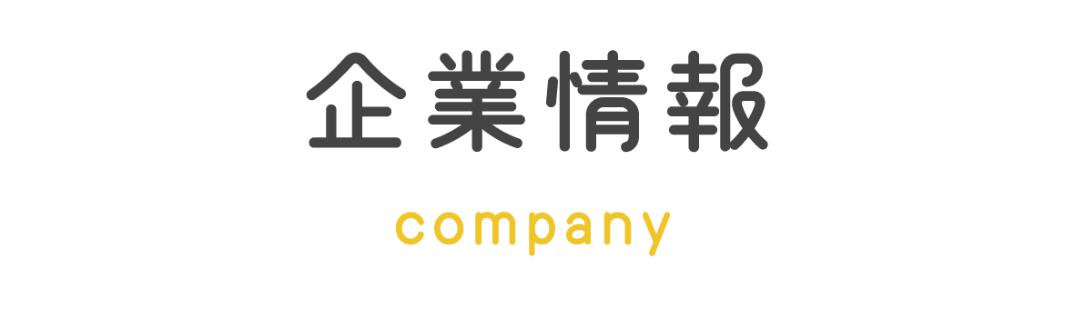 見出し：企業情報　company